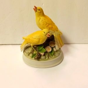 Vintage Musical Canary Birds Gorham Japan Porcelain Ceramic